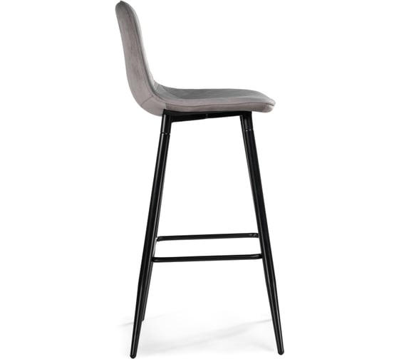 Барный стул Woodville Capri light gray, black 15129