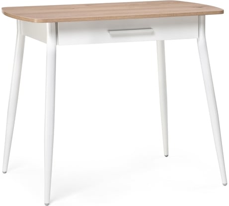 Деревянный стол Woodville Ревари эврика, белый 481889