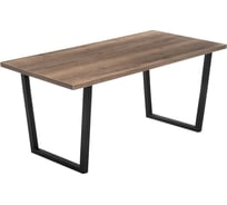 Деревянный стол Woodville Эльпатия 150 дуб велингтон, черный матовый 420994