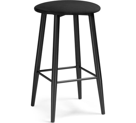 Барный стул Woodville Гангток катания блэк, черный матовый 469980