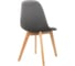 Деревянный стул Woodville Filip dark gray, wood 15101 3