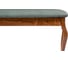 Банкетка Woodville Хиль орех, зеленая 515160 5