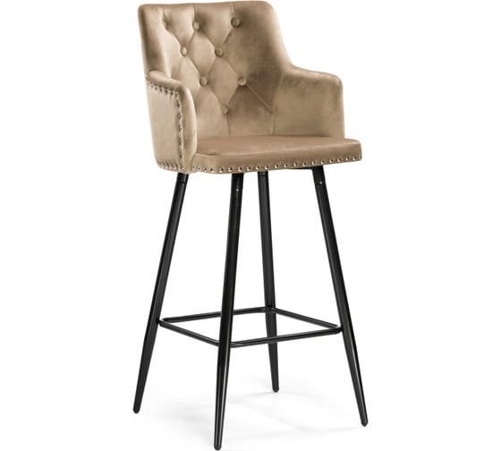 Барный стул Woodville Ofir dark beige 15048