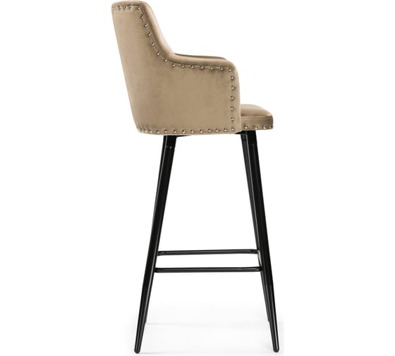 Барный стул Woodville Ofir dark beige 15048