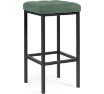 Барный стул Woodville Лофт катания изумруд, черный матовый 459857
