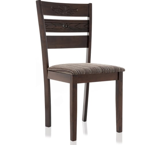 Деревянный стул Woodville Simol dirty oak, brown 11009