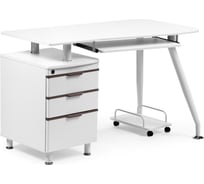 Компьютерный стол Woodville Erida white 11889