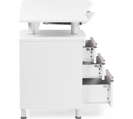 Компьютерный стол Woodville Erida white 11889