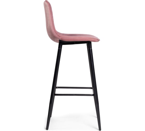 Барный стул Woodville Capri pink, black 15128