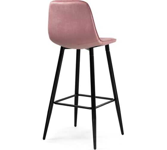 Барный стул Woodville Capri pink, black 15128