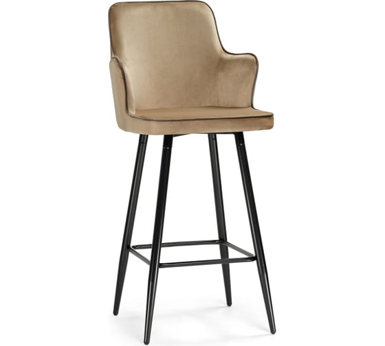 Барный стул Woodville Feona dark beige 15072