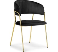 Стул Woodville Kamelia black, gold 15319