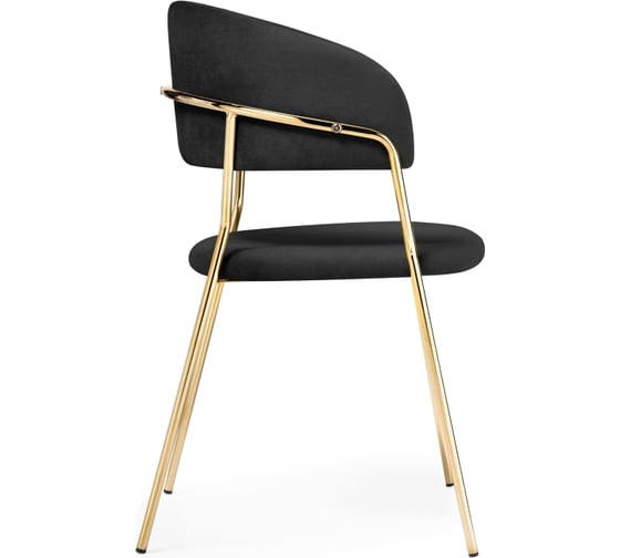 Стул Woodville Kamelia black, gold 15319