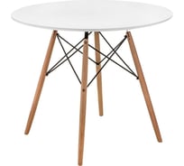 Деревянный стол Woodville Table 80 white, wood 15363