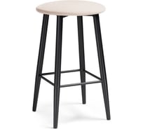 Барный стул Woodville Гангток катания айвори, черный матовый 507425