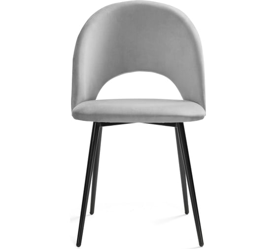 Стул Woodville Ирре confetti silver серый, черный 464204