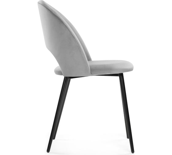 Стул Woodville Ирре confetti silver серый, черный 464204