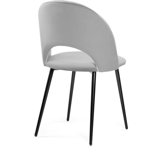 Стул Woodville Ирре confetti silver серый, черный 464204