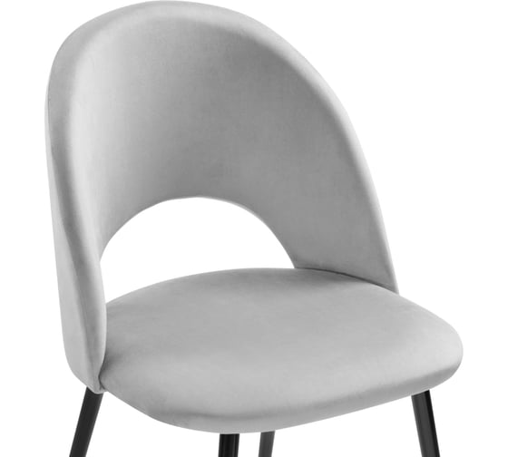 Стул Woodville Ирре confetti silver серый, черный 464204