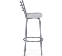 Барный стул Woodville Kuroda белый мрамор, светлый мусс 490088