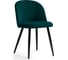 Стул Woodville Gabi 1 green, black 15378 1