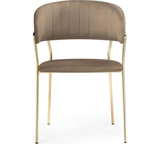 Стул Woodville Kamelia cappuccino, gold 15318