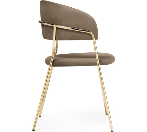 Стул Woodville Kamelia cappuccino, gold 15318