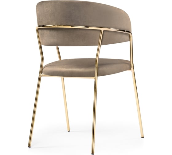 Стул Woodville Kamelia cappuccino, gold 15318