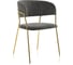 Стул Woodville Kamelia dark blue, gold 15320 1
