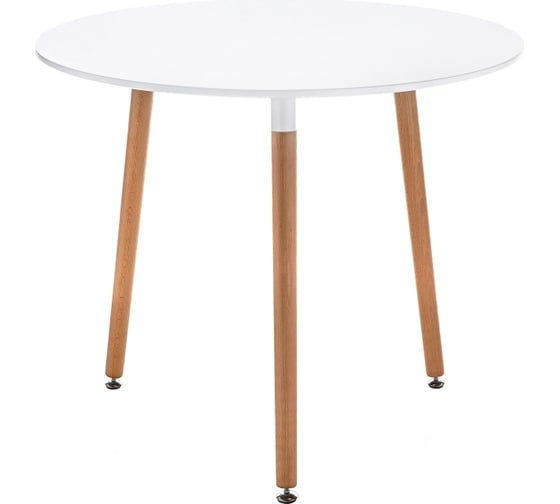 Деревянный стол Woodville Lorini 90 white, wood 15362 1