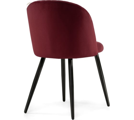 Стул Woodville Gabi 1 wine red, black 15379