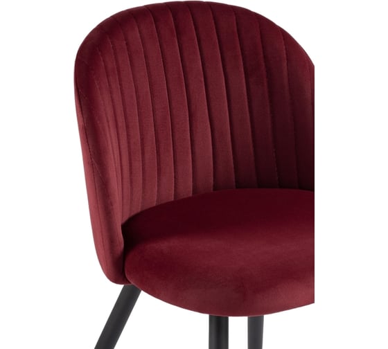 Стул Woodville Gabi 1 wine red, black 15379