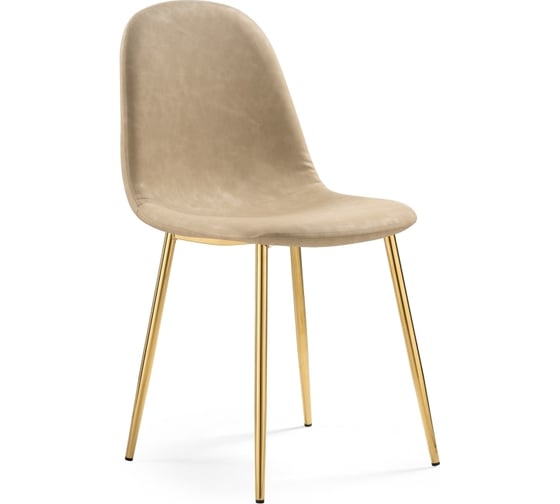 Стул Woodville Lilu 1 beige, gold 15372