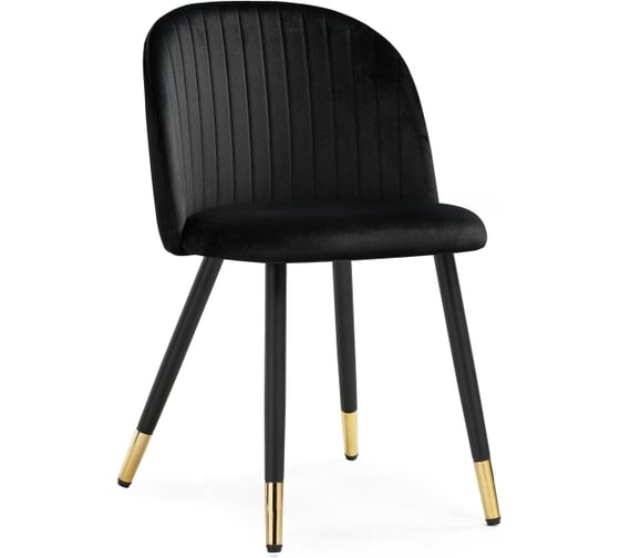 Стул Woodville Gabi black, black, gold 15381 1