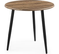 Журнальный стол Woodville Амрит черный матовый, старое дерево 453137