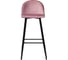 Барный стул Woodville Dodo 1 pink with edging, black 15123 2