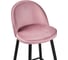 Барный стул Woodville Dodo 1 pink with edging, black 15123 5