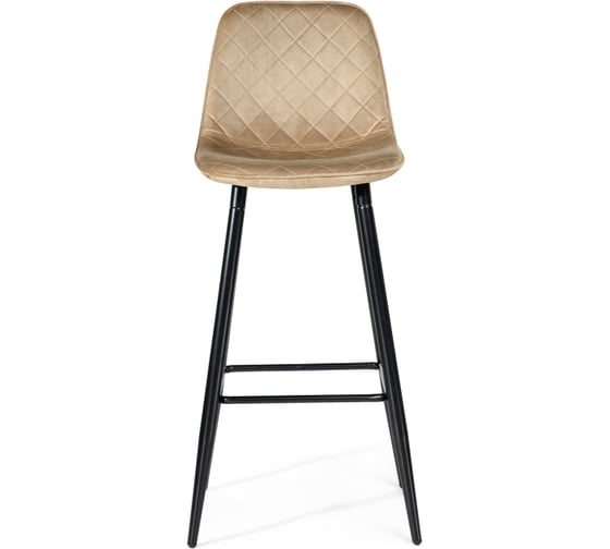 Барный стул Woodville Capri dark beige/ black 15131