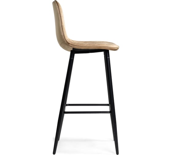 Барный стул Woodville Capri dark beige/ black 15131