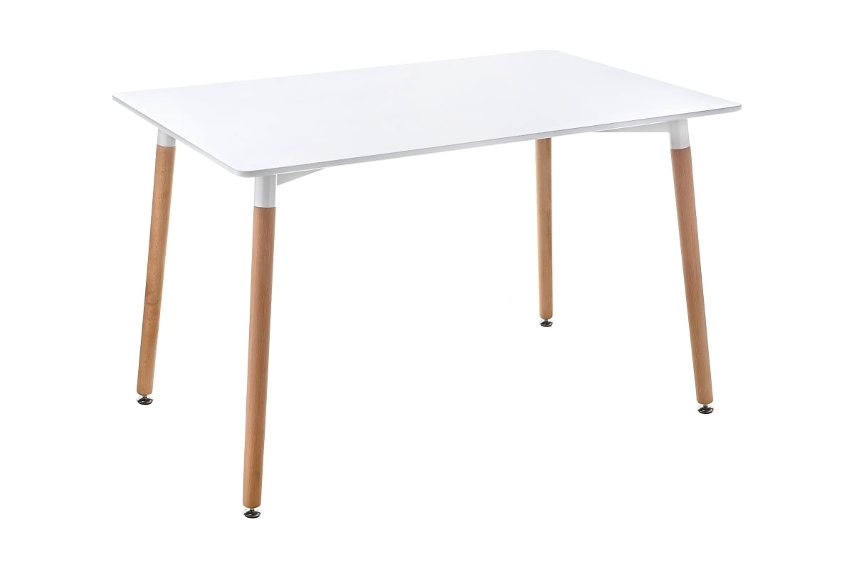 Стол Woodville Table 120 white, wood 15357 - выгодная цена, отзывы,  характеристики, фото - купить в Москве и РФ