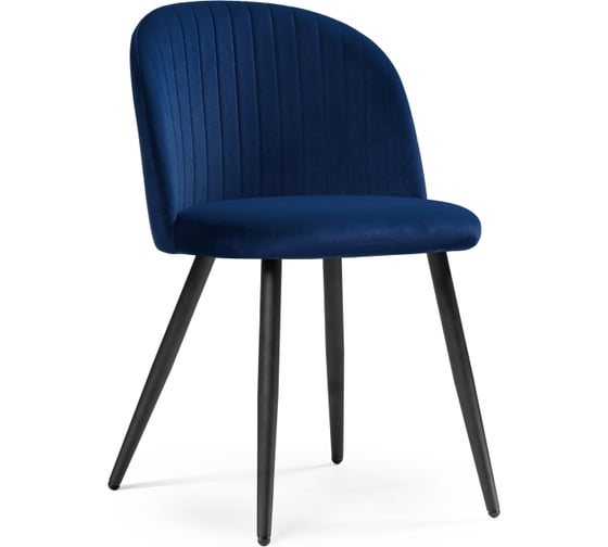 Стул Woodville Gabi 1 dark blue, black 15353