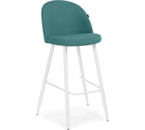 Барный стул Woodville Сондре бирюзовый, белый 504197