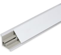 Пластиковый кухонный плинтус Волшебная палочка 25x25 мм 3.05 м белый УТ000077827