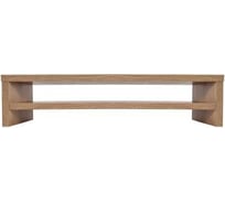 Двухэтажная подставка под монитор URM полка на рабочий стол 55x20x12.5 см, дубовая S00421