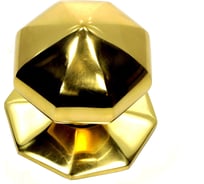 Ручка-кнопка Левша L.Baskerville Octagon 75 mm LB-001 золото У2-0089.З