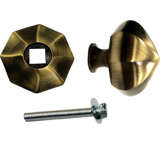 Ручка-кнопка Левша L.Baskerville Octagon 75 mm LB-001 У2-0089.СБ