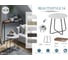 Журнальный стол Мебелик BeautyStyle 14 дуб сонома/металлик 8463 8