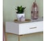 Консоль GreenWeen KARIN 1100x400x800, золотой каркас, верх МДФ, цвет SNOW WHITE, 2 ящика GW-KONS-KARIN-1100G-SW 5