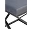 Пуф GreenWeen Chelsea 400x400x450, черный каркас, сидение велюр цвет Light Blue GW-CH400B-LB 3