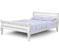 Кровать Мебельград Аврора 1600 белый, полупрозрачный 44503